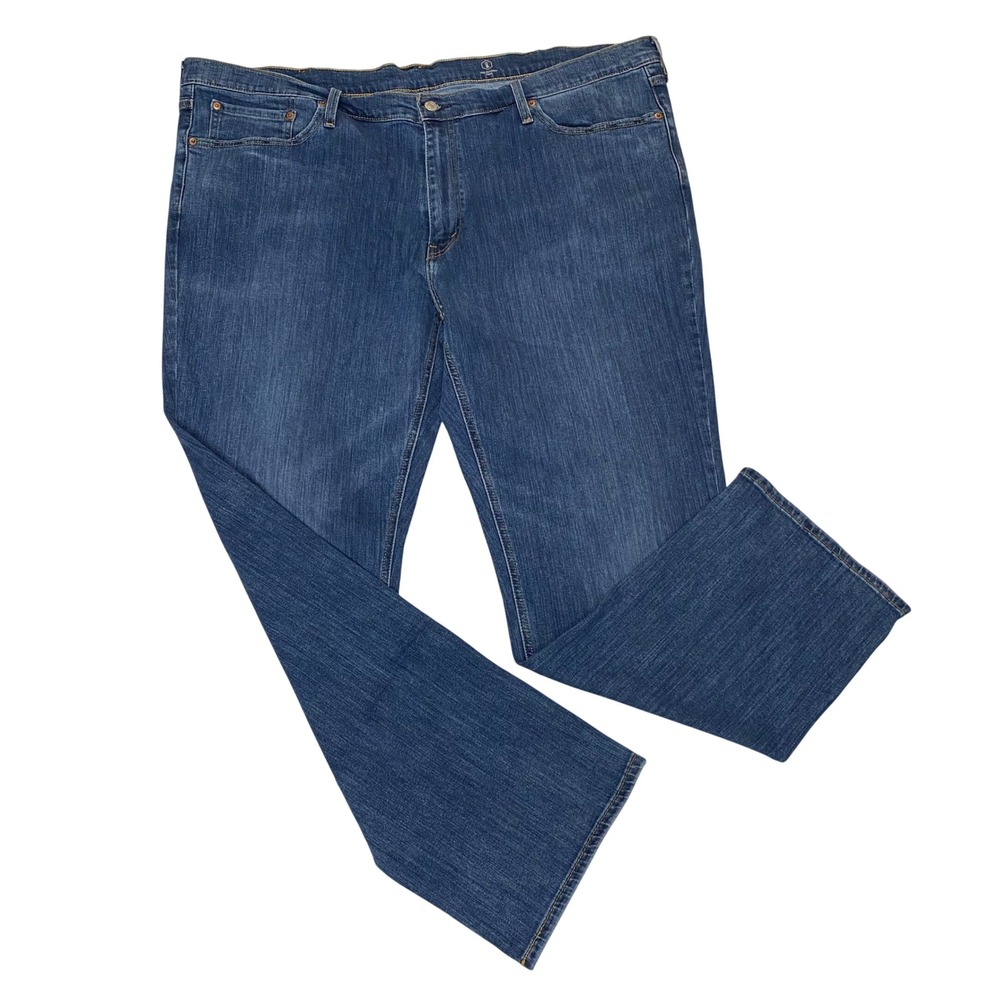 Levis 541 Mens Jeans 48x34 Athletic Taper All Seasons Tech Stretch Blue